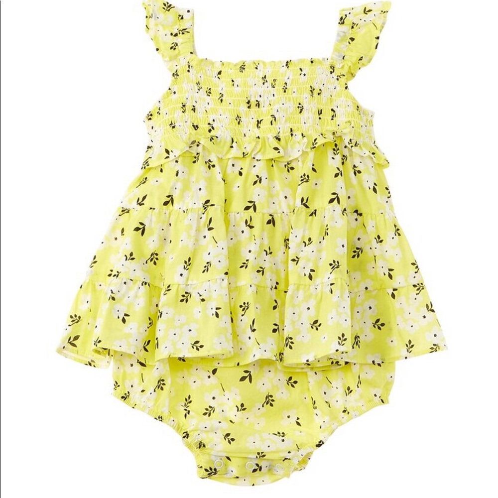 For Love and Lemons “Sunshine” Smocked Baby Dress